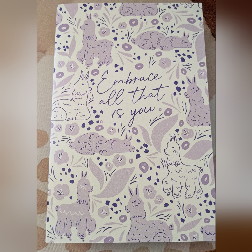 Purple Llama Themed Notebook